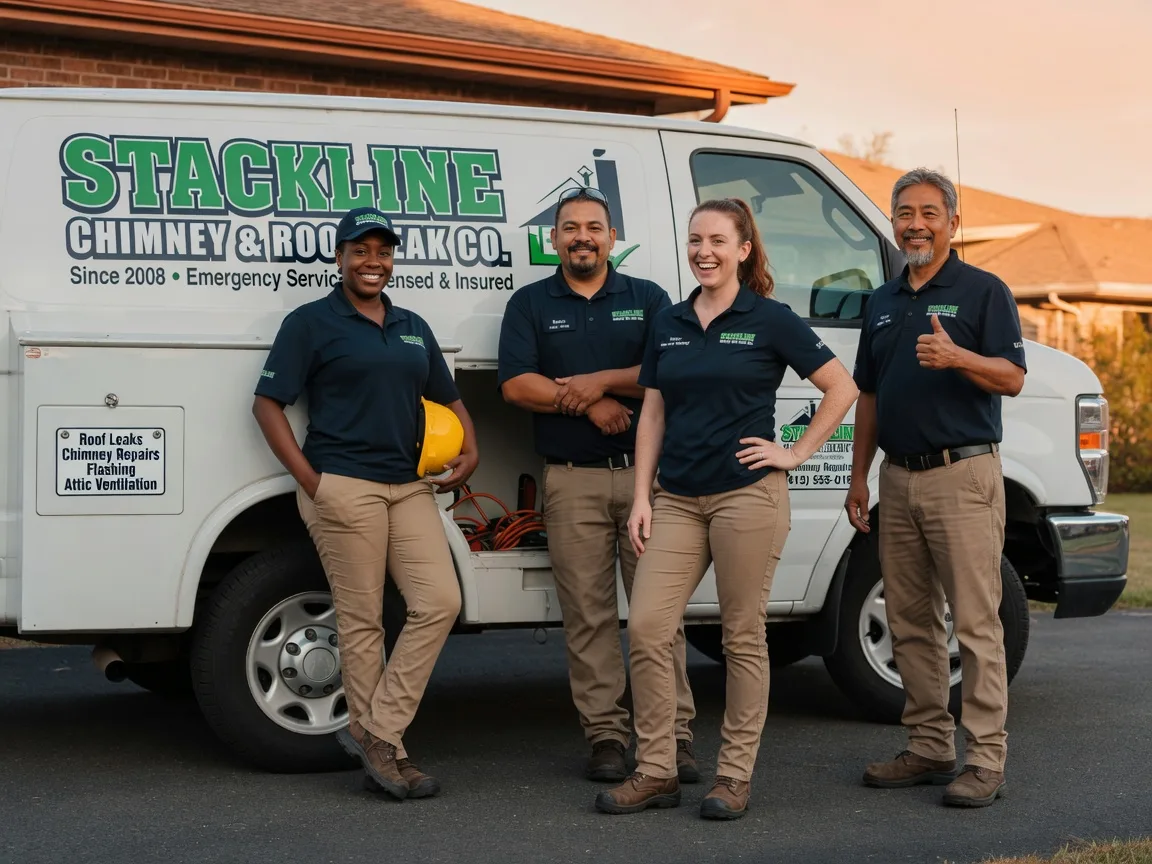 Chimney flashing repair company in Mechanicsburg, OH